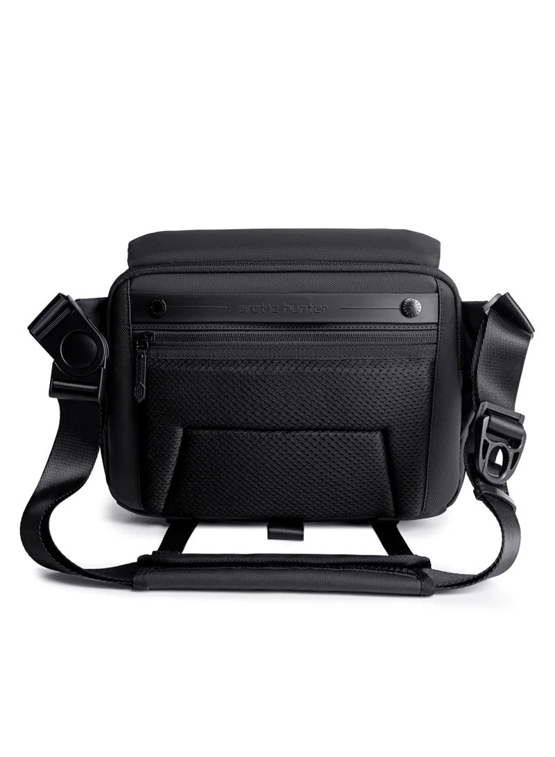 ARCTIC HUNTER Unisex Camera Bag Water Resistant Compact Camera Shoulder Bag with Tripod Holder for DSLR/SLR/Mirrorless Cameras K00576 Black