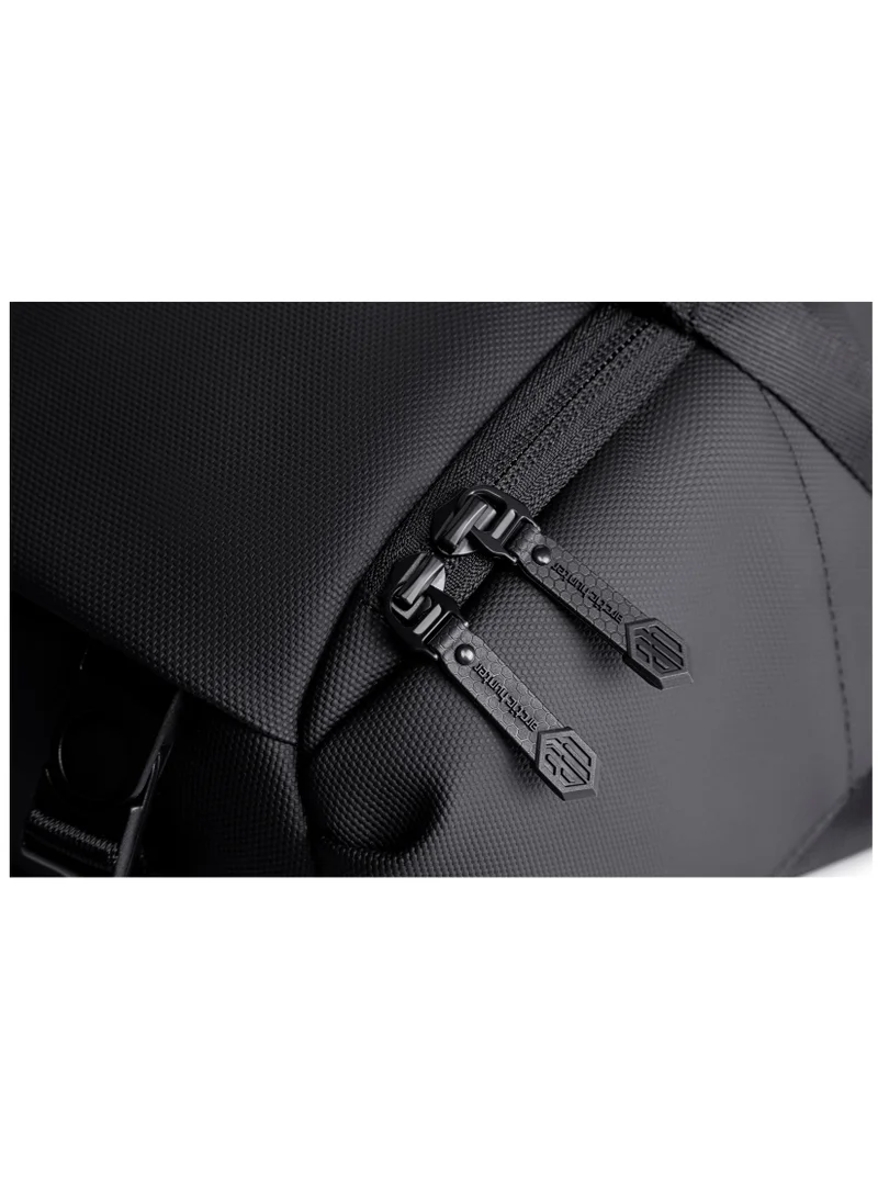 ARCTIC HUNTER Unisex Camera Bag Water Resistant Compact Camera Shoulder Bag with Tripod Holder for DSLR/SLR/Mirrorless Cameras K00576 Black