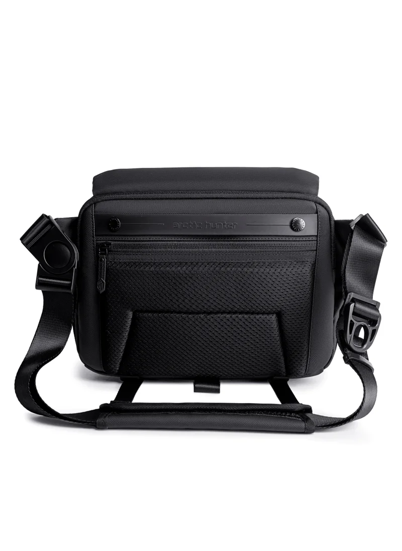 ARCTIC HUNTER Unisex Camera Bag Water Resistant Compact Camera Shoulder Bag with Tripod Holder for DSLR/SLR/Mirrorless Cameras K00576 Black
