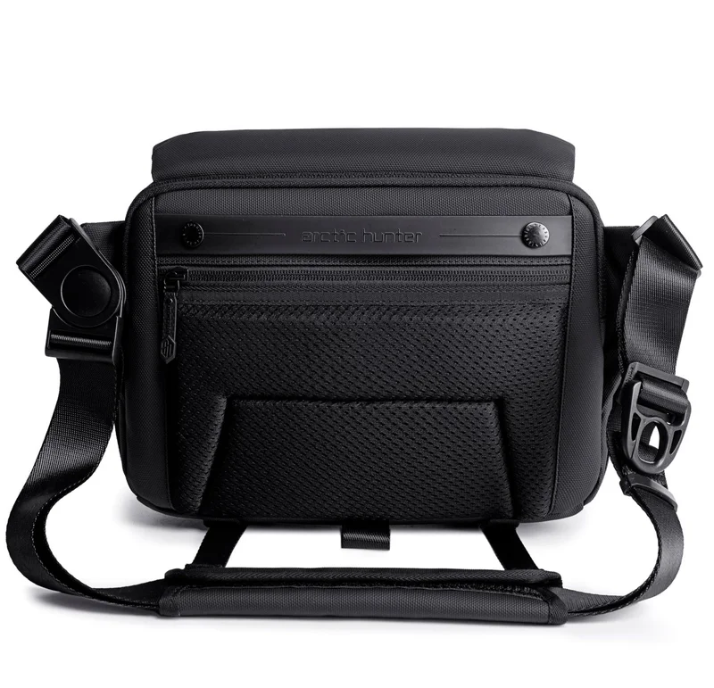 Arctic Hunter  Unisex Camera Bag Water Resistant Compact Camera Shoulder Bag with Tripod Holder for DSLR/SLR/Mirrorless Cameras, K00576, Black  | Best Price UAE