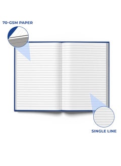 ATLAS Foolscap Size Manuscript Lined Register Book 192 Pages  - Image 4