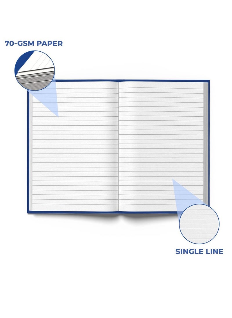 ATLAS Foolscap Size Manuscript Lined Register Book 192 Pages  - Image 4