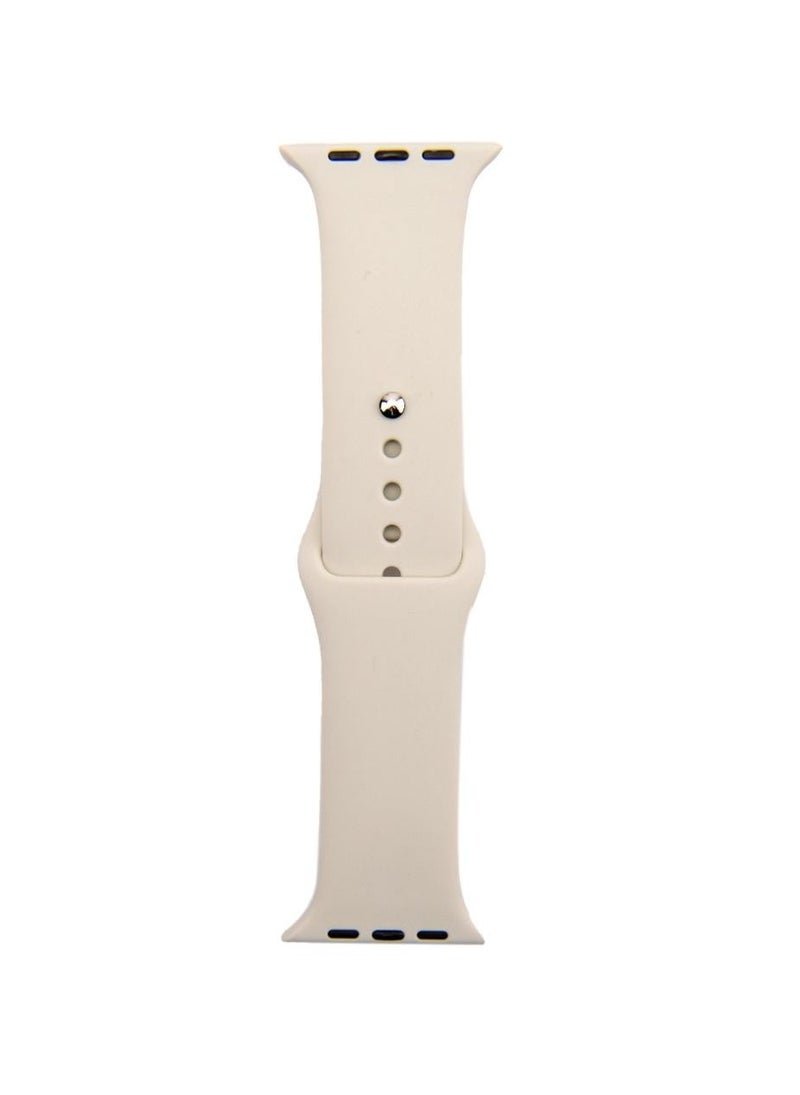 Apple Watch Band 45mm 44mm 42mm Soft Silicone Sport Band Replacement Wrist Strap Compatible for iWatch Apple Watch Series 7/SE/6/5/4/3/2/1 (45mm/44mm/42mm) - Image 2