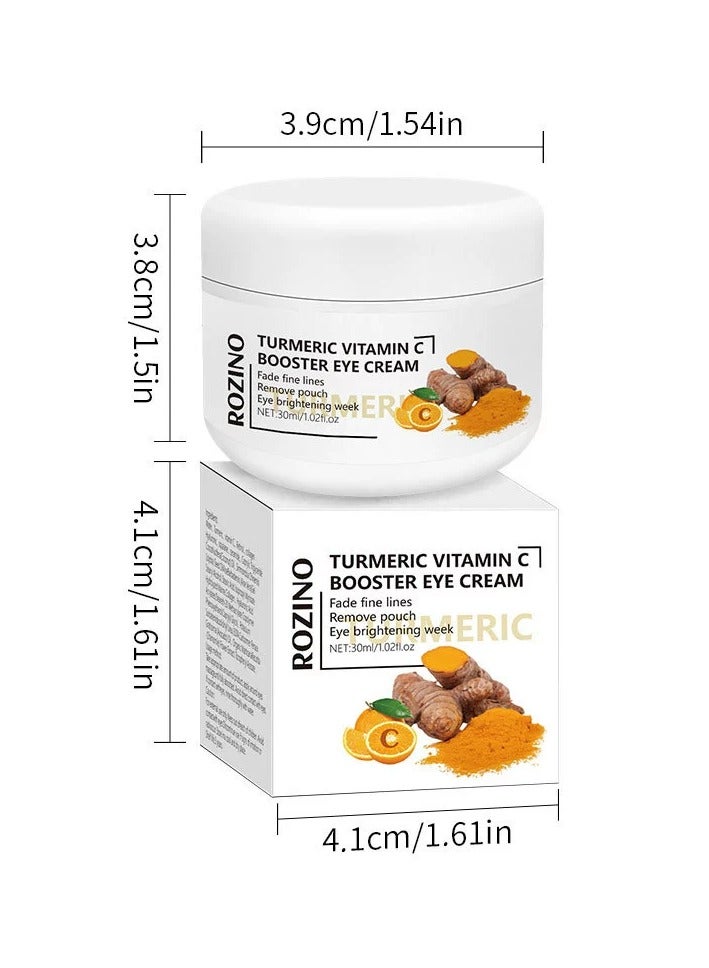 Rozino [Rich Turmeric Face Moisturizer Cream] Turmeric Day And Night Moisturizer, Face Cream, Rich in Turmeric, Retinol And Other Ingredients, Firming Facial Skin, Day And Night Use, Suitable for Sensitive Skin, Face, Men, Women - Image 2