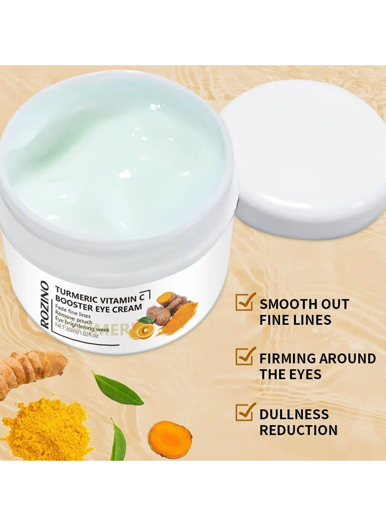 Rozino [Rich Turmeric Face Moisturizer Cream] Turmeric Day And Night Moisturizer, Face Cream, Rich in Turmeric, Retinol And Other Ingredients, Firming Facial Skin, Day And Night Use, Suitable for Sensitive Skin, Face, Men, Women - Image 3