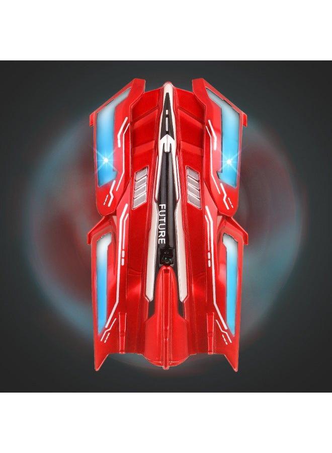 Remote Control Car Wall Climbing Car Toy Boys Children Lights Stunt Car 6 Rechargeable Electric 4 Climbing 5 Years Old-Color:9920C Stunt Red - Image 5