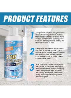 Stone Crystal Cleaner, Stone Stain Remover Cleaner & Polishing Agent for Marble, Quartz, Tile & More (2pcs) - pzsku/ZB2025B981AFF8DBEEB8BZ/45/_/1731490497/e8078fe9-85c7-4dbb-8b3d-ecde1a8f0f65