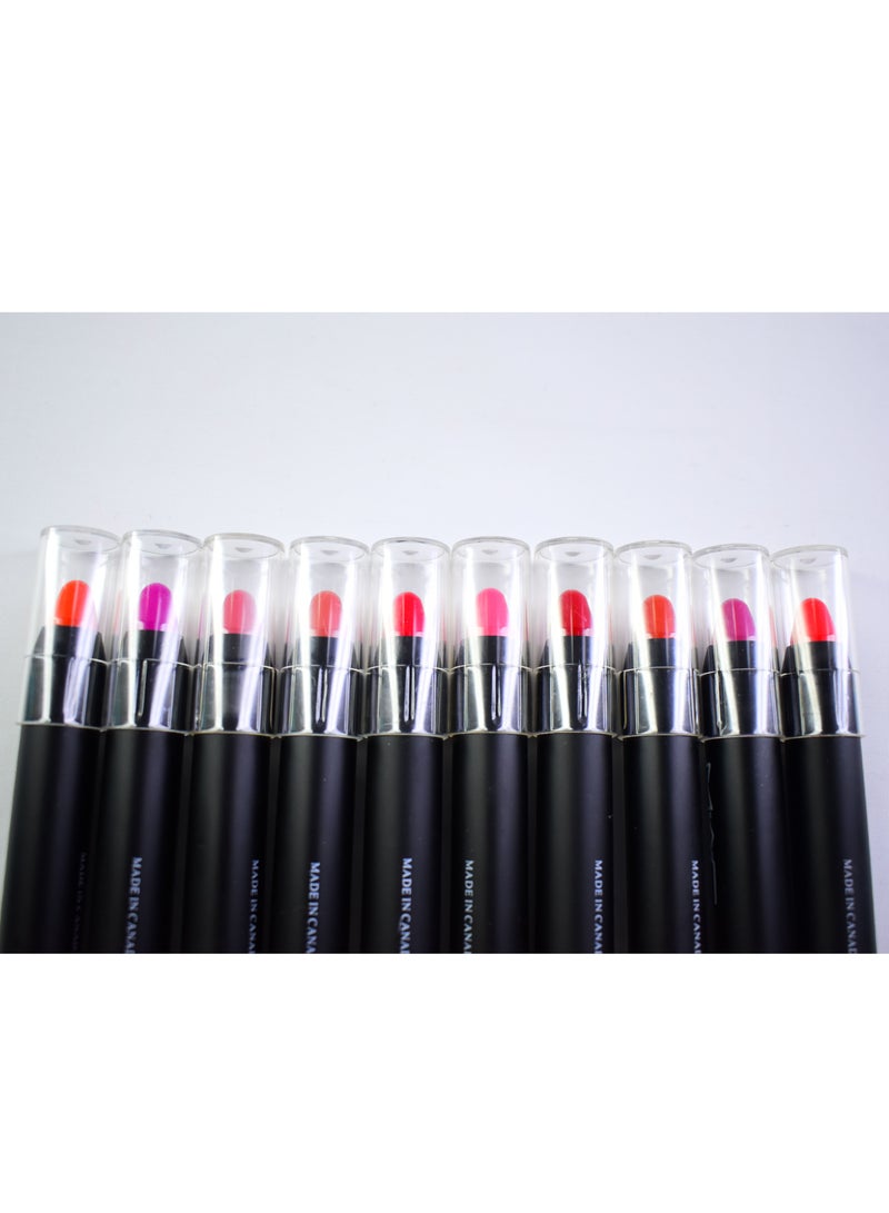 Attractive Modern Lipstick MultiColour Collection For Girls 10 Colours - Image 2