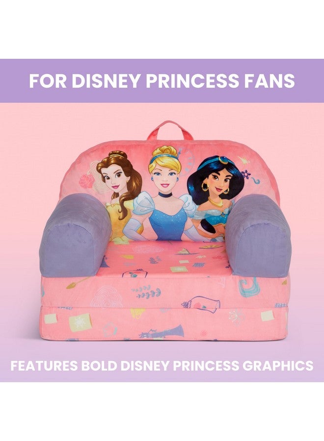 Delta Children - Disney Princess Cozee Buddy Flip-Out Kids Chair, Pink - Image 4