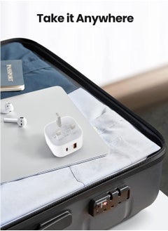Gzar Gzar Wall Charger 20W USB Type C Fast Charger for iphone13 PD Dual Port Power Delivery 3.0 Adapter Plug white  - Image 4