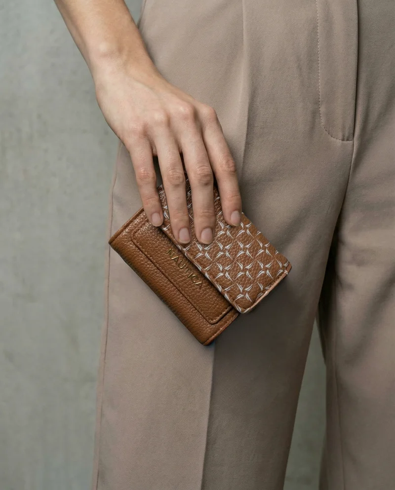 NAUTICA  ELLA Tri-Fold Monogram Wallet for Women | Best Price UAE