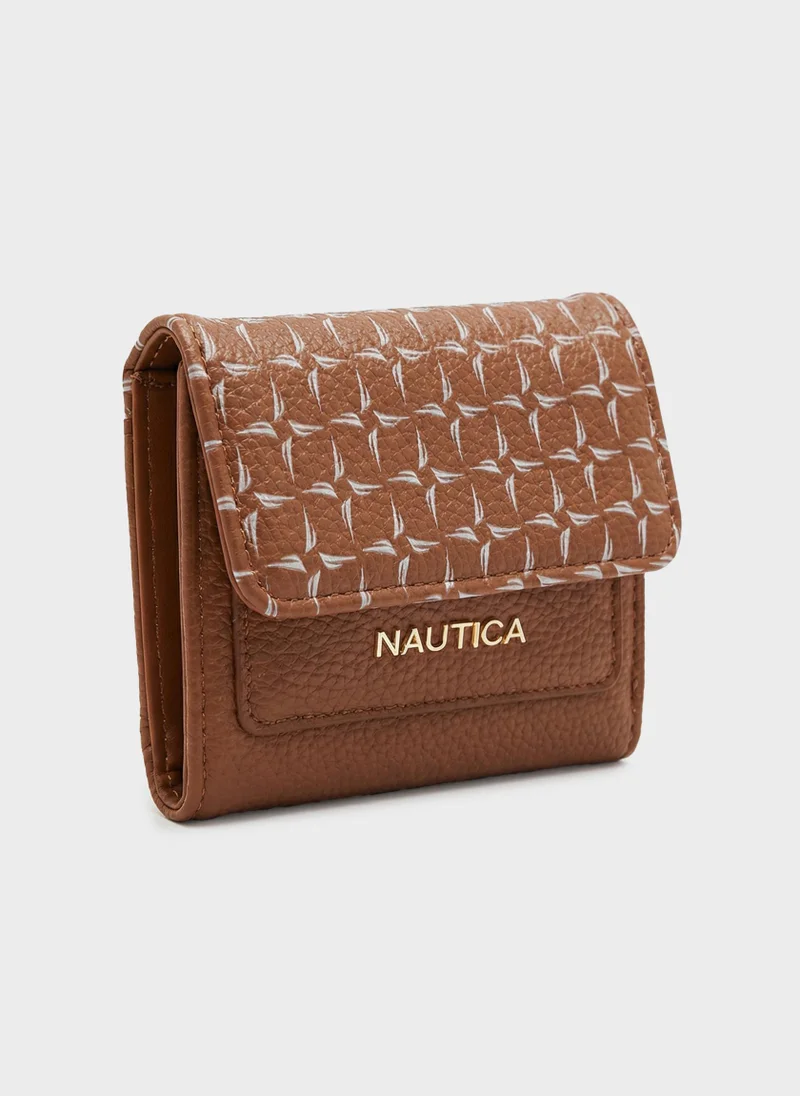 NAUTICA  ELLA Tri-Fold Monogram Wallet for Women | Best Price UAE