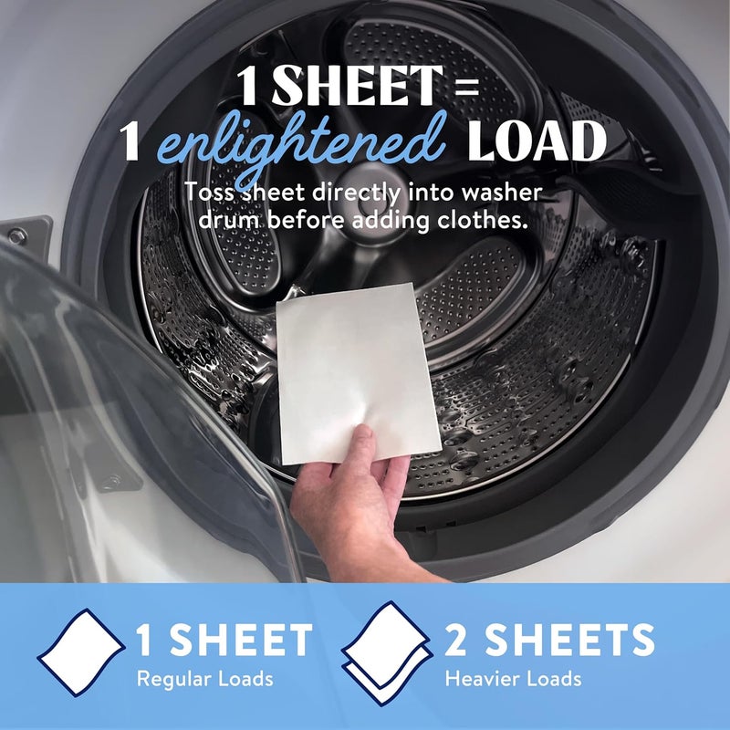 Cleancult Laundry Detergent Sheets - 3 Stain Fighting Enzymes - Concentrated Liquidless Laundry Detergent Sheets - Fresh Linen Scent - 60 Loads - Free of Harsh Chemicals - No Mess - No Plastic Waste - Image 4