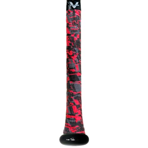 Vulcan 050mm Bat Grip BaseballSoftball Red Sizzle - Image 3
