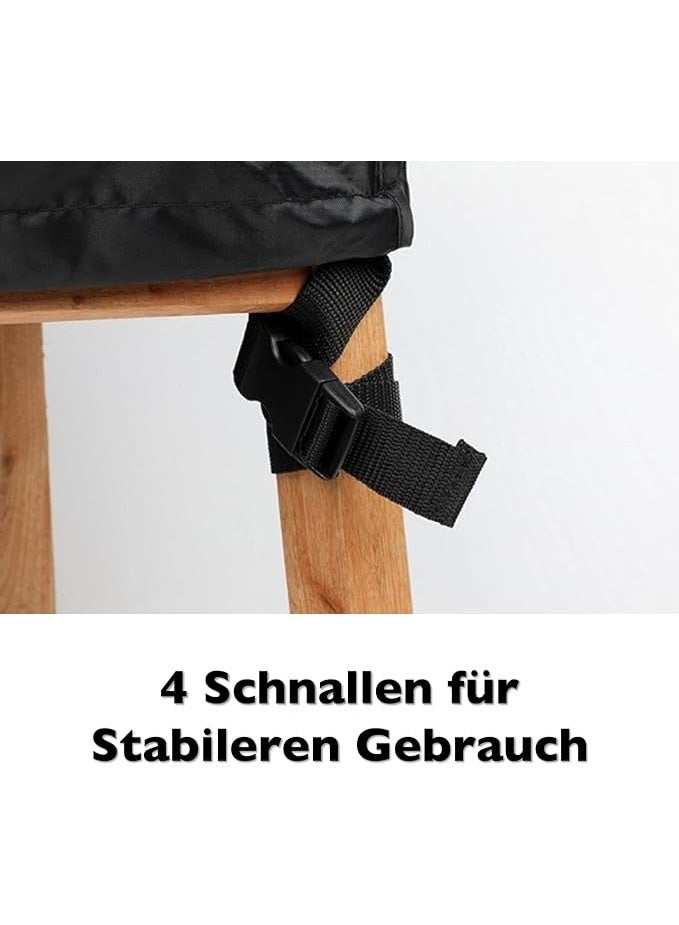 Garden Furniture Cover for Garden Furniture Waterproof Anti-UV Tarpaulin Protective Cover Winterproof Table for Garden Tables Patio Furniture (250 x 210 x 90 cm) - Image 5