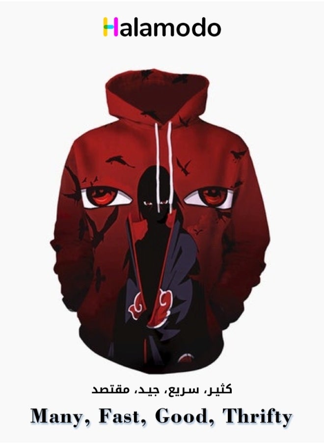 HALAMODO Naruto Printed Sweatshirt Unisex Hoodie  - Image 1