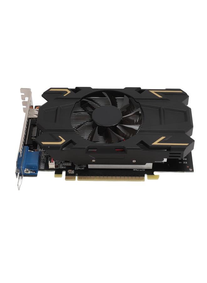 Thoraya - بطاقة رسومات PCI E 2GD5 لجهاز الكمبيوتر المكتبي بدقة 2560X1600 2GB GDDR5 بطاقة رسومات للألعاب 128 بت مع قرص مضغوط للعمل والفيديو - Image 1
