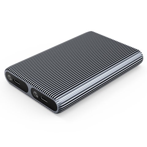 ORICO ORICO plug and play high-speed transmission two protocols do not interfere with each other dual-disk hard disk boxDouble disk M.2 SATA + NVME hard disk box Gray Double disk M.2 SATA + NVME hard disk box Gray