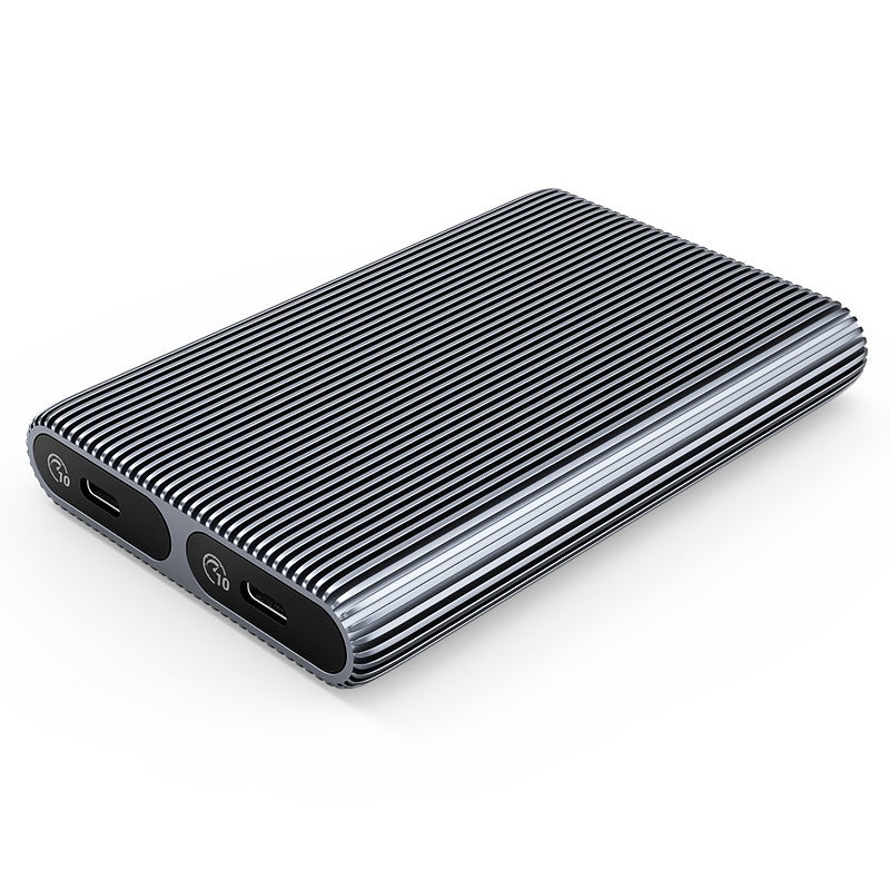 ORICO ORICO plug and play high-speed transmission two protocols do not interfere with each other dual-disk hard disk boxDouble disk M.2 SATA + NVME hard disk box Gray Double disk M.2 SATA + NVME hard disk box Gray