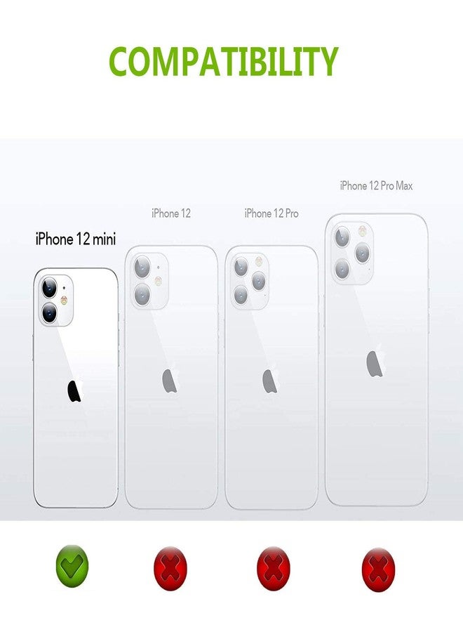 آي كوفر كايس جراب iCoverCase متوافق مع هاتف iPhone 12 Mini، جراب محفظة مع حامل بطاقات ائتمان وحزام معصم، غطاء هاتف مغناطيسي قابل للطي من الجلد الطبيعي مع خاصية حجب RFID، مقاس 5.4 بوصة (أصفر) - Image 2