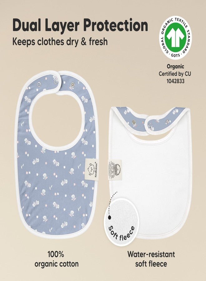 KeaBabies 8-Pack Baby Bibs for Girls & Boys and 5-Pack Burp Cloths for Baby Boys and Girls - Teething Baby Bibs for Boy, Girl - Ultra Absorbent Burping Cloth, Burp Clothes, Newborn Towel - Image 3