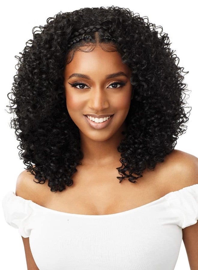 Outre 13x2 Hand Tied Lace Frontal Wig - HALO STITCH BRAID 18" (DR4 Golden Honey Blonde) - Image 1