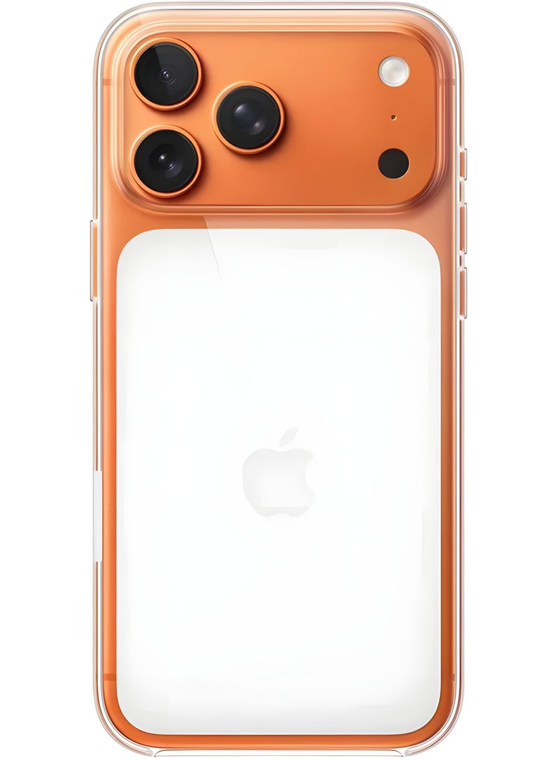 Premium clear phone case compatible with iPhone 17 Pro Max, transparent design, durable TPU material for shock and scratch protection, slim fit, comfortable grip, modern look - Image 1