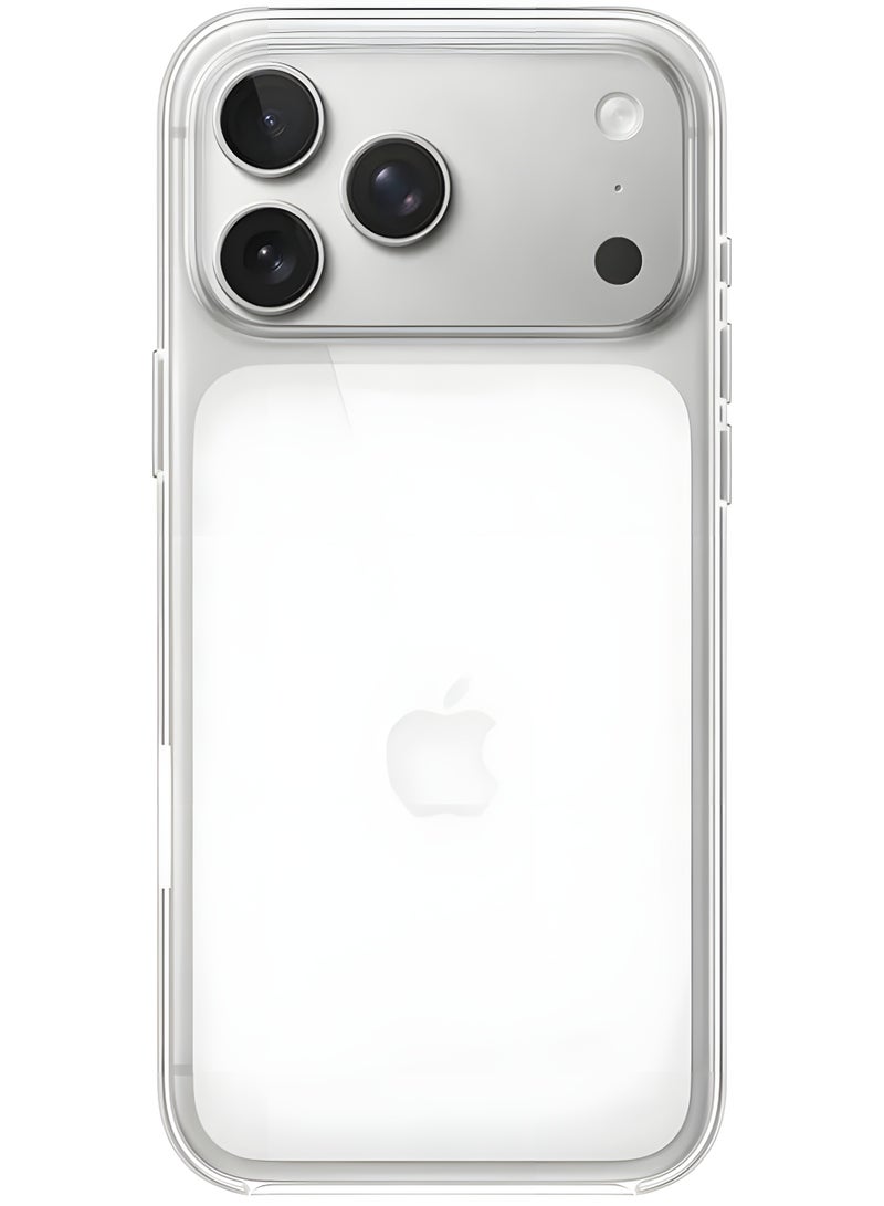 Premium clear phone case compatible with iPhone 17 Pro Max, transparent design, durable TPU material for shock and scratch protection, slim fit, comfortable grip, modern look - Image 2