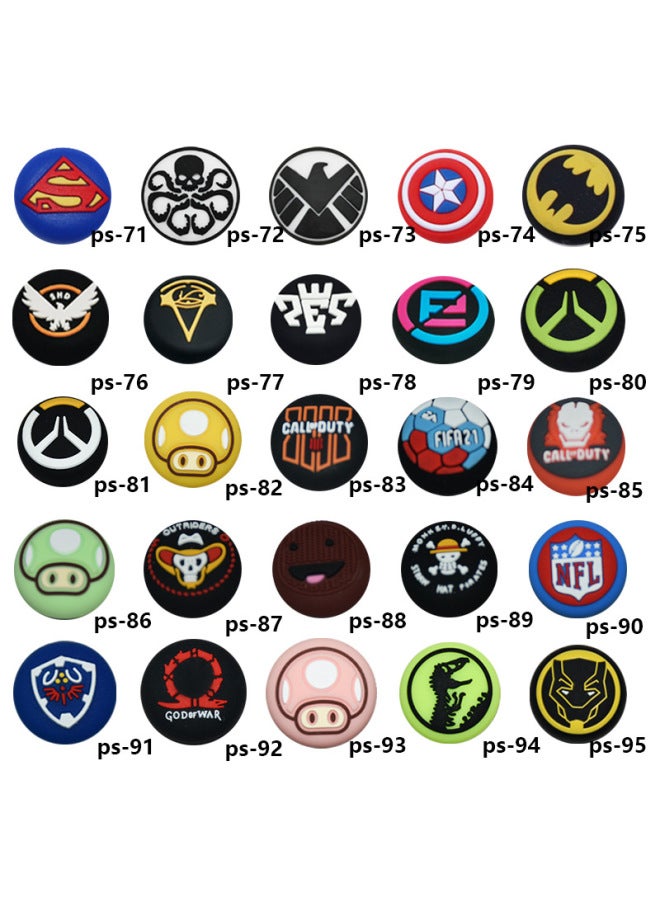 HX Ps5/ps4 Handle 3d Rocker Cap Gamepad Rocker Set Button Protection Cap Xbox Mushroom Head Silicone Cap - Image 4