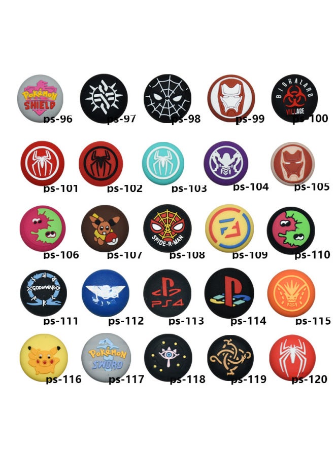 HX Ps5/ps4 Handle 3d Rocker Cap Gamepad Rocker Set Button Protection Cap Xbox Mushroom Head Silicone Cap - Image 5