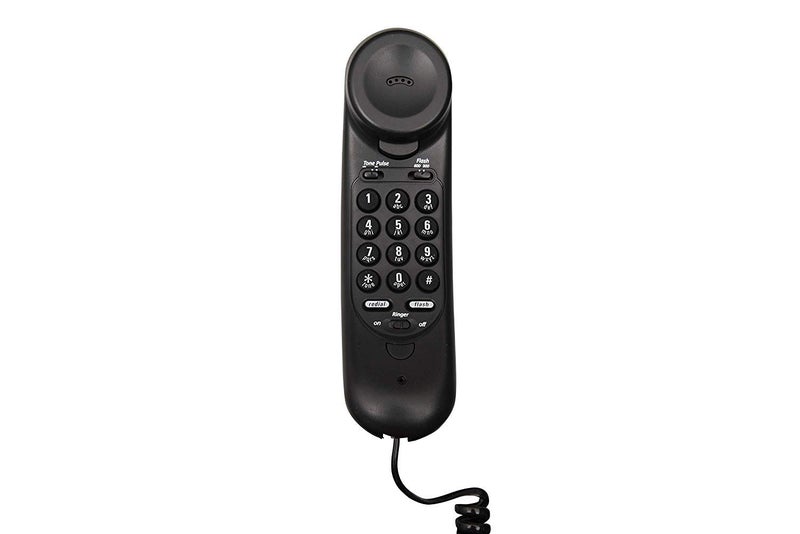 Beetel B26 Slim Corded Landline Phone,Ringer Volume Control,Wall/Desk Mountable,Ringer On/Off Switch,Clear Call Quality,Compact Design,Tone Pulse/Flash/Redial Function (Made in India) (Black)(B26) - Image 2