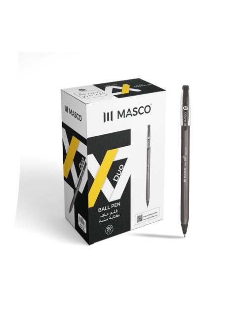 Pack of 50 Duo X7 Ball Pen, Black