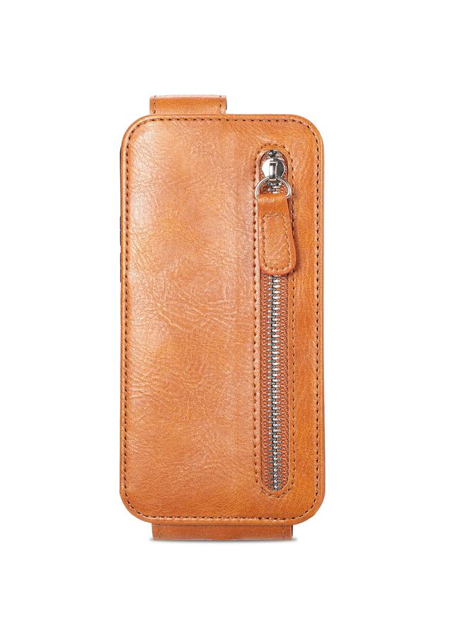 S-TOP Case For iPhone 13 Pro Max Zipper Wallet Vertical Flip Leather Phone Case - Image 2