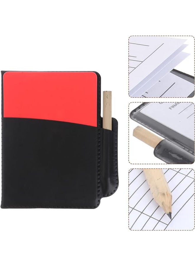 مجموعات بطاقات حكم كرة القدم LIOOBO 2 مجموعة من بطاقات الحكم الأحمر والأصفر بطاقات كرة القدم إكسسوارات المدرب - Image 4