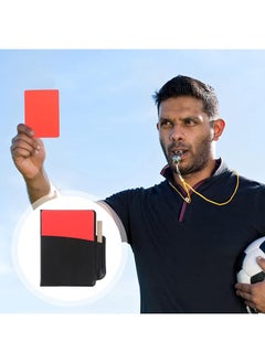Generic LIOOBO 2 Set Football Soccer Referee Card Sets Warning Referee Red and Yellow Cards Football Soccer Coach Accessories  - Image 5