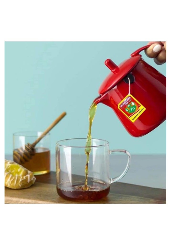ALGHAZALEEN TEA BAGS RED 100PCS  - Image 4