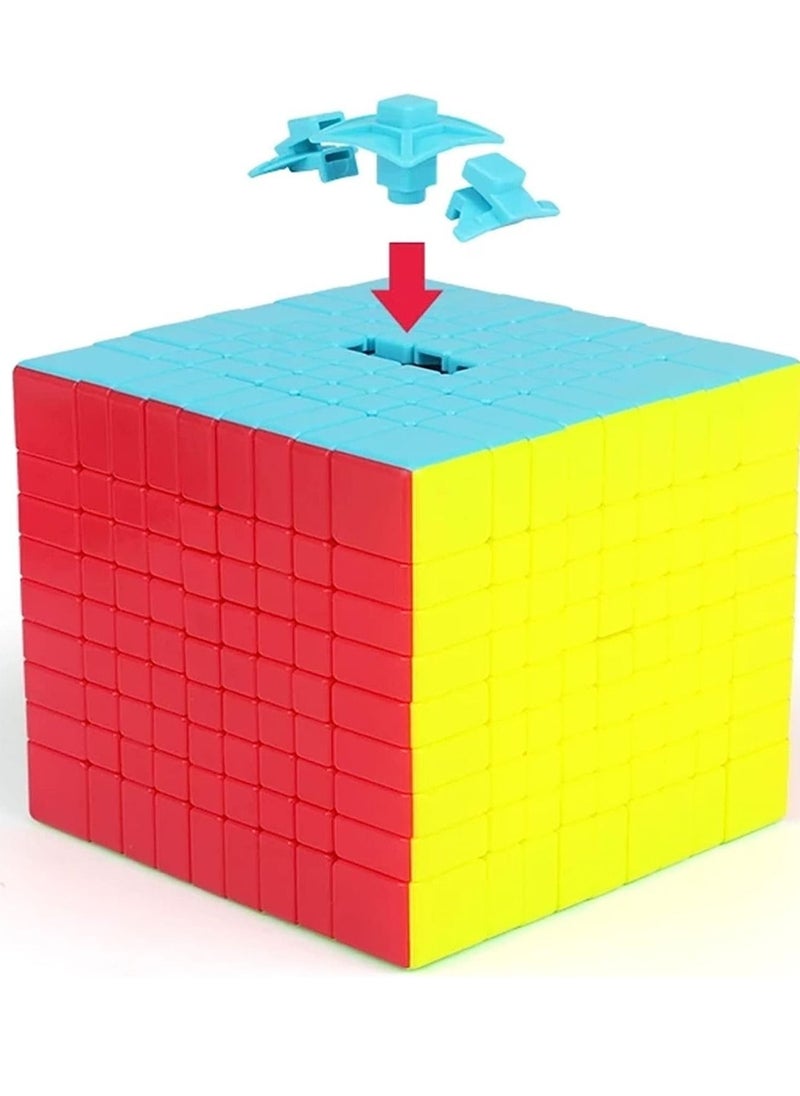 QiYi - QIYI 9x9 Stickerless Non-Magnetic Speedcube - Image 1