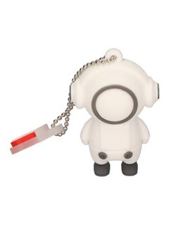 Thoraya PVC Music Man Cartoon USB Flash Drive Car High Speed USB Flash Drive White 32G  - Image 2
