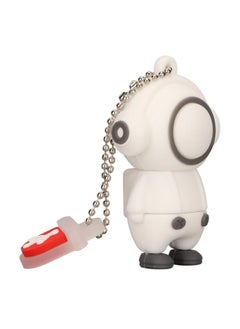 Thoraya PVC Music Man Cartoon USB Flash Drive Car High Speed USB Flash Drive White 32G  - Image 5