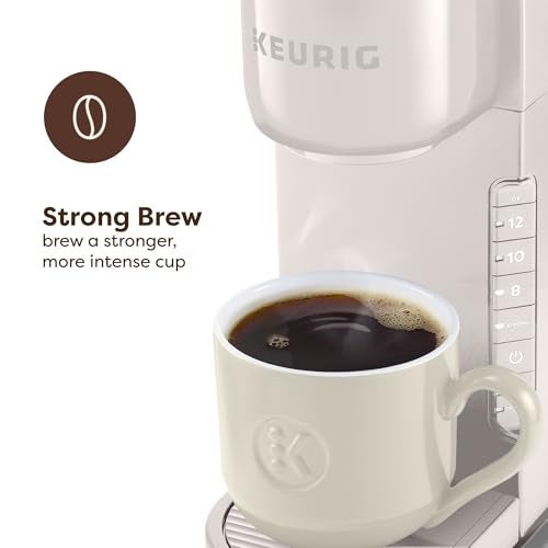 Keurig K-Express Single Serve K-Cup Pod Coffee Maker, 3 Brew Sizes, Strong Button Feature, 42oz Removable Reservoir, Warm Stone - Image 2