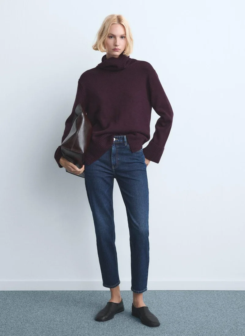 MANGO  Newmom comfort high-rise jeans for Women | Best Price UAE