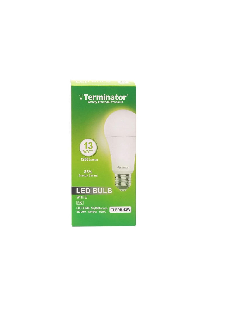Terminator LED Bulb 13W White E-27 TLEDB 13W ESMA Approved Terminator - Image 2