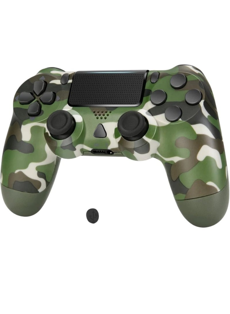 Wireless Game Controller for PS4, - Green Camouflage - Image 1