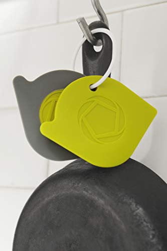 Full Circle منظف أواني الحديد الزهر من فول سيركل، مكشطة مقلاة، بيضاء - Image 5