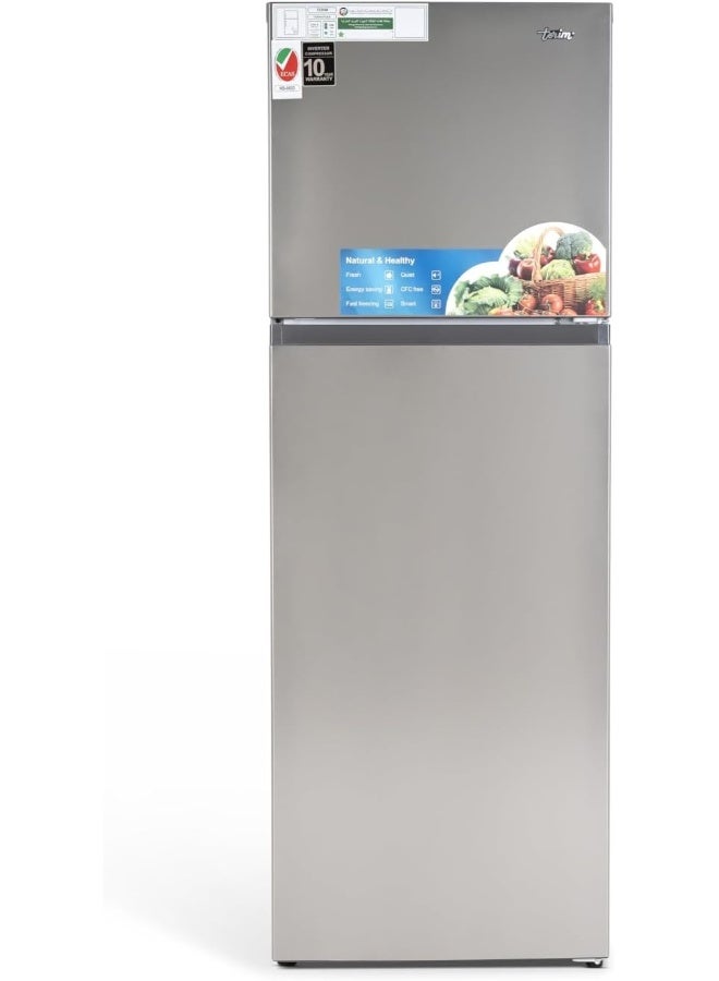 Terim Top Mount Refrigerator TERR470SS, 470L Gross Capacity, No Frost, Inverter Compressor, Multi-Air Flow, Adjustable Glass Shelves, Inox Finish - Image 1