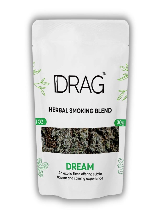Drag Herbal Smoking Blend (Blend of Exotic Flowers and Herbs) 30grams (1 oz) (Dream) - Mix of Mugwort and Peppermint - Image 1