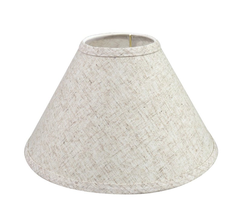 Aspen Creative 58703 Transitional Hardback Empire Shape UNO Construction Lamp Shade in Beige, 11" Wide (4" x 11" x 7") - Image 2