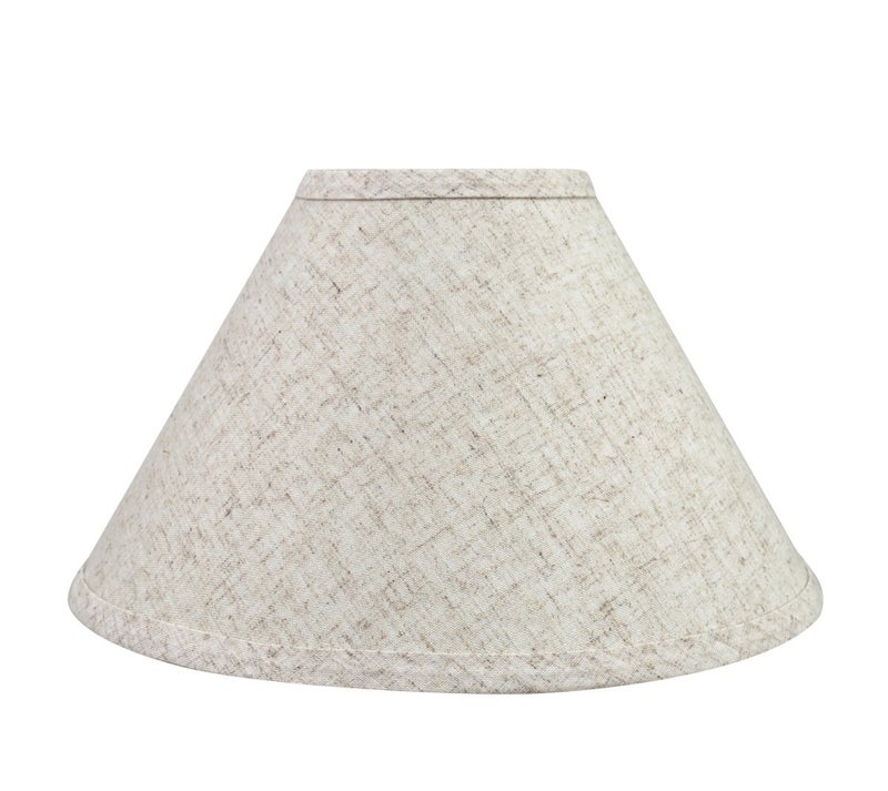 Aspen Creative 58703 Transitional Hardback Empire Shape UNO Construction Lamp Shade in Beige, 11" Wide (4" x 11" x 7") - Image 1