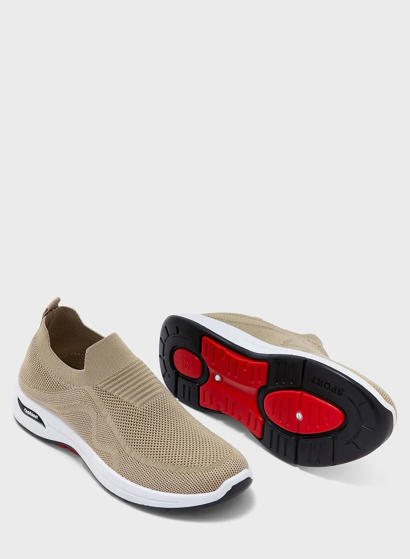OFF LIMITS Knitted Slip Ons