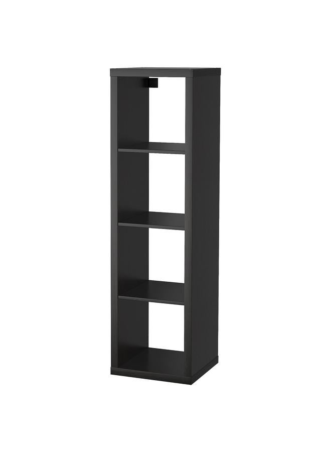 Zaboon Shelving Unit, Black-Brown, 42X147 Cm - Image 1